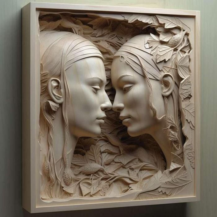 نموذج ثلاثي الأبعاد لآلة CNC 3D Art 